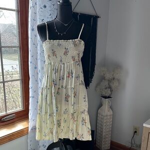 Angie Green Smocked Dress